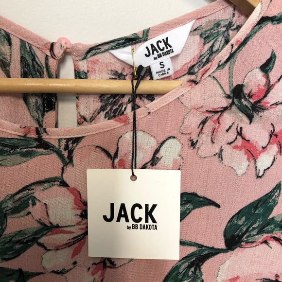 NEW Jack by BB Dakota TROPIC BABY OPEN BACK TOP - Picture 8 of 8